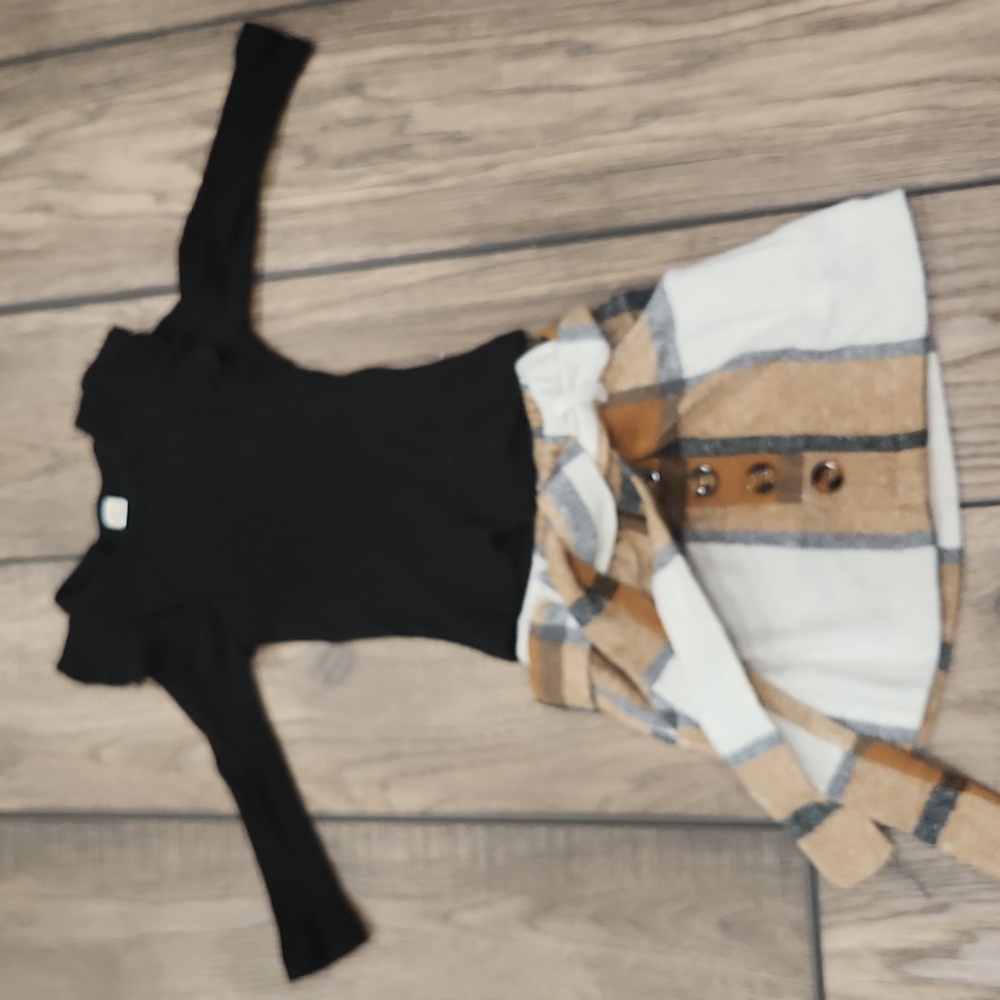 Amazon Kids Black and Tan Matching Set